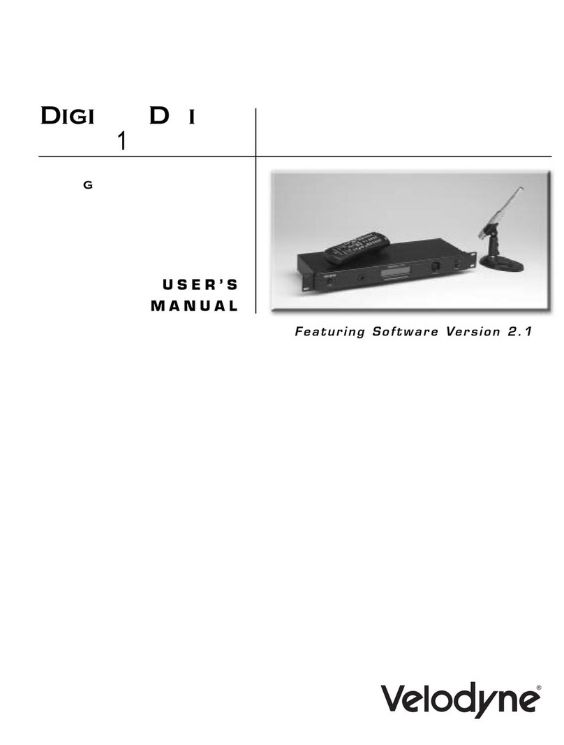 Velodyne SMSTM -1 User manual