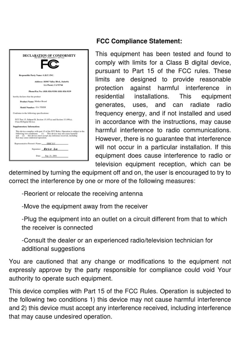 Gigabyte GA-7IXEH user manual