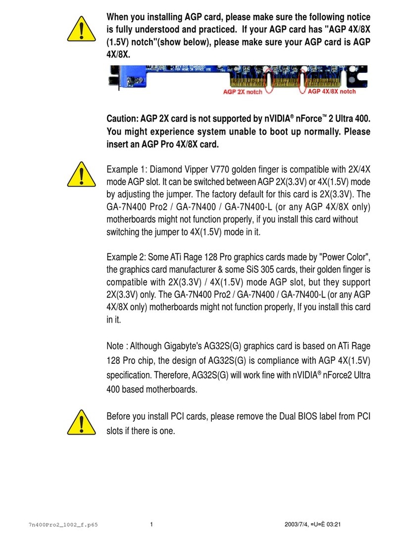 Gigabyte Network Device GA-7N400 user manual
