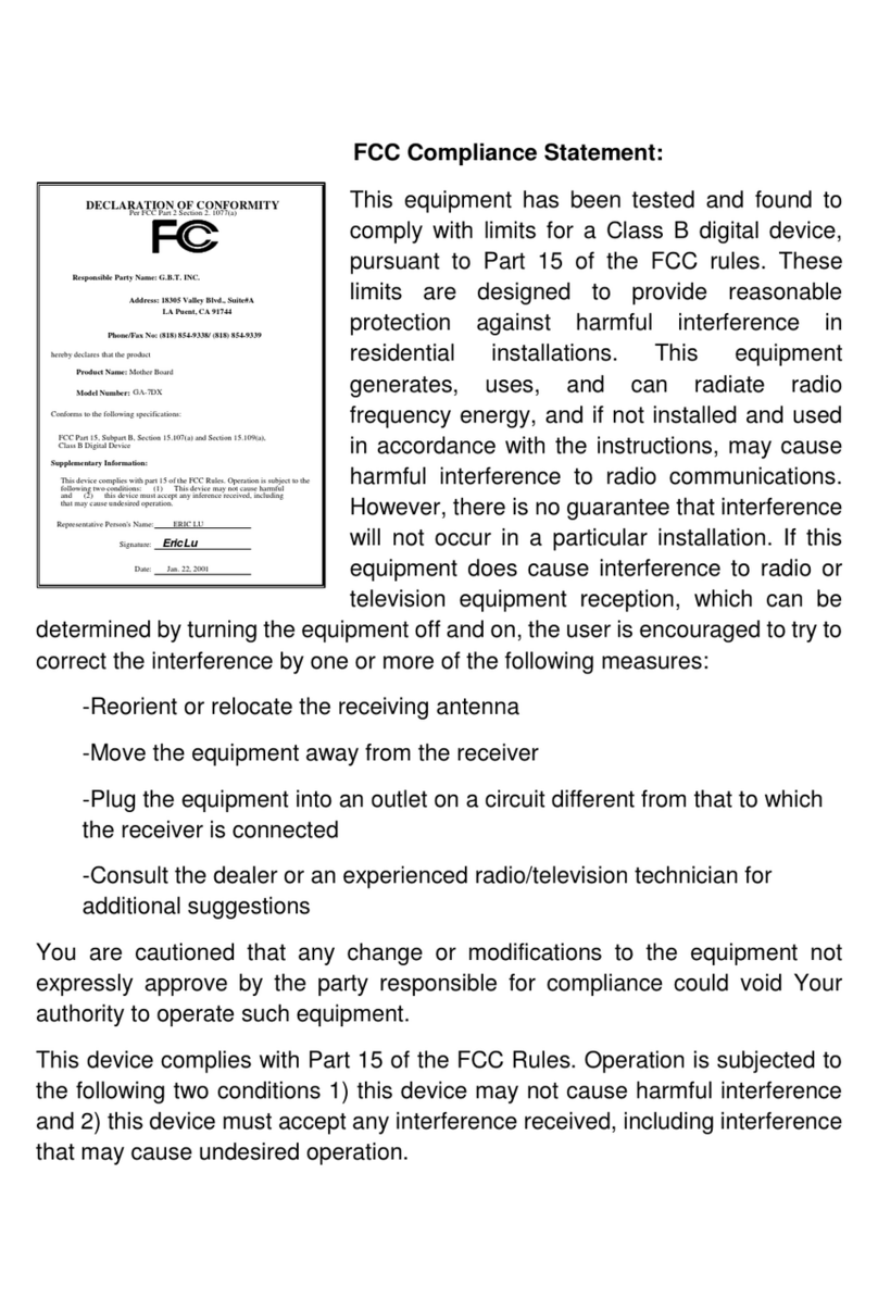 Gigabyte GA-7DX user manual