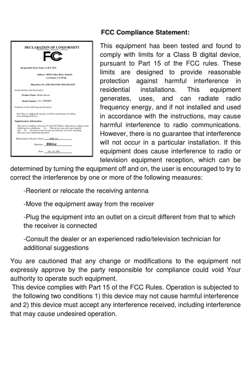 Gigabyte GA-7ZMMHC user manual