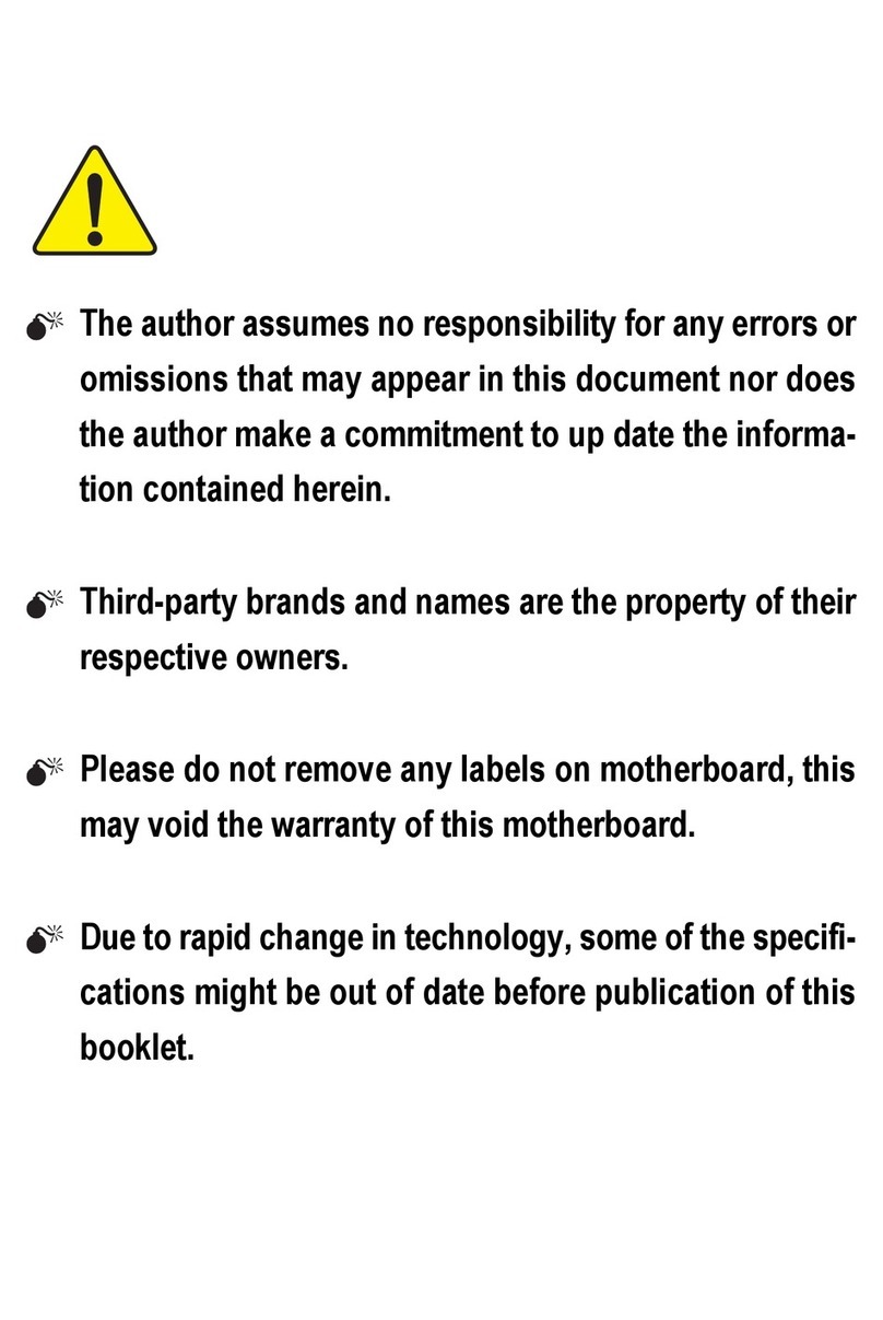 Gigabyte GA-7VM266 user manual