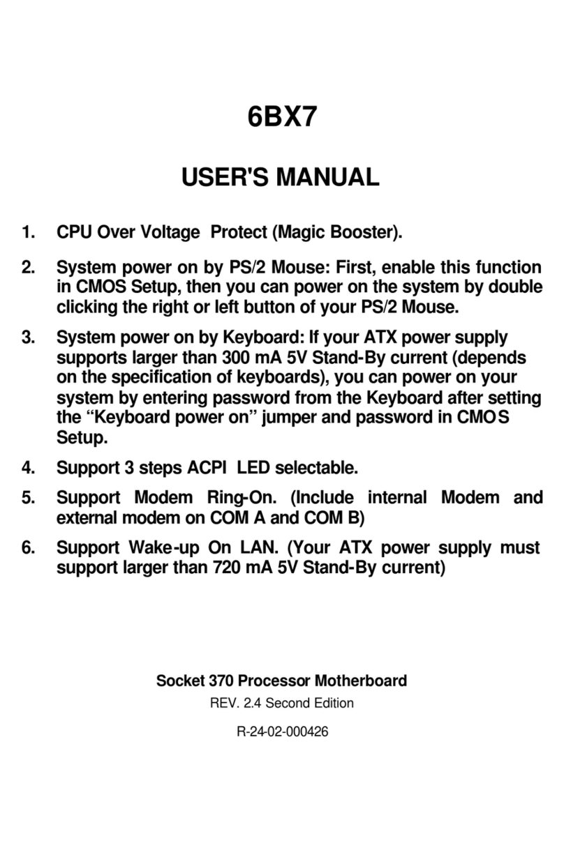 Gigabyte GA-6BX7 user manual