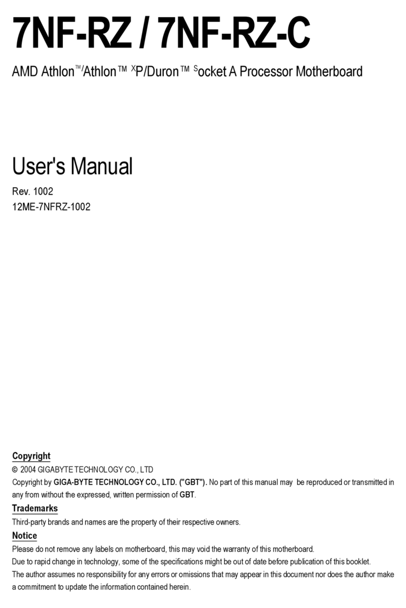 Gigabyte 7NF-RZ-C User manual