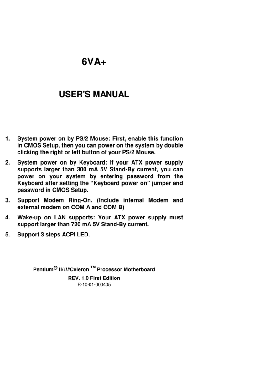 Gigabyte GA-6VA+ User manual