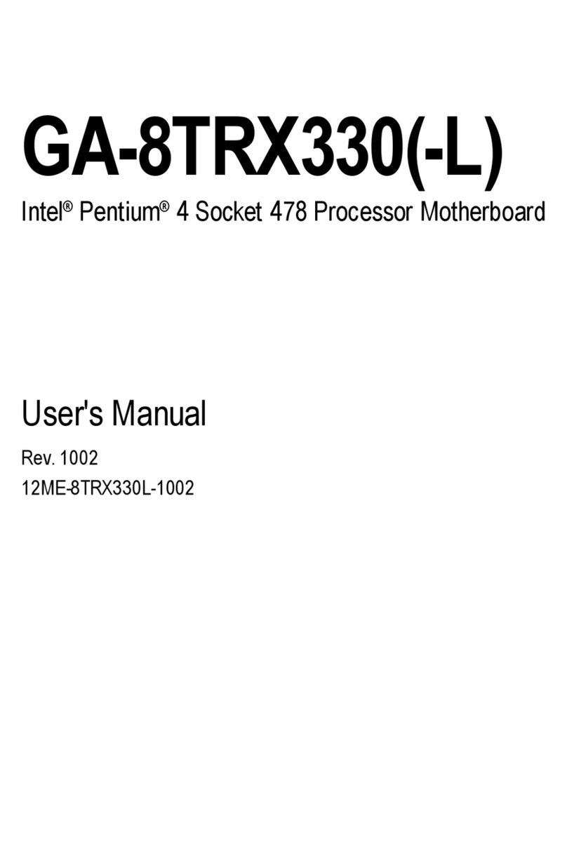 Gigabyte GA-8TRX330-L user manual