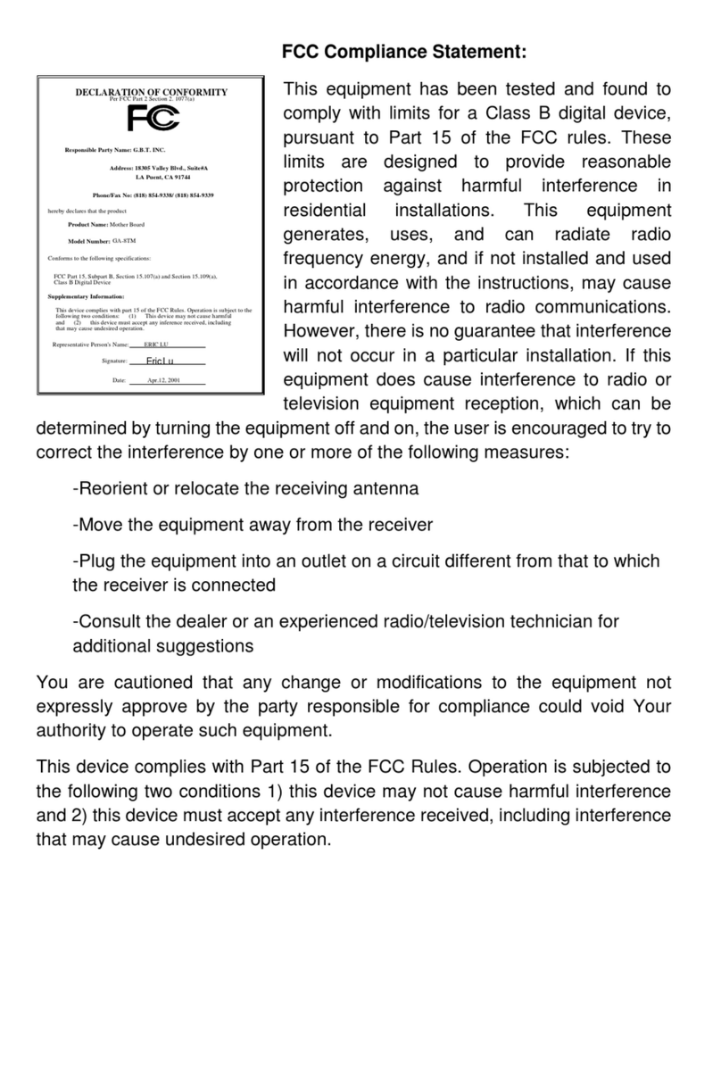 Gigabyte GA-8TM user manual
