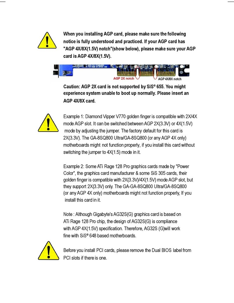 Gigabyte GA-8SQ800 Ultra user manual