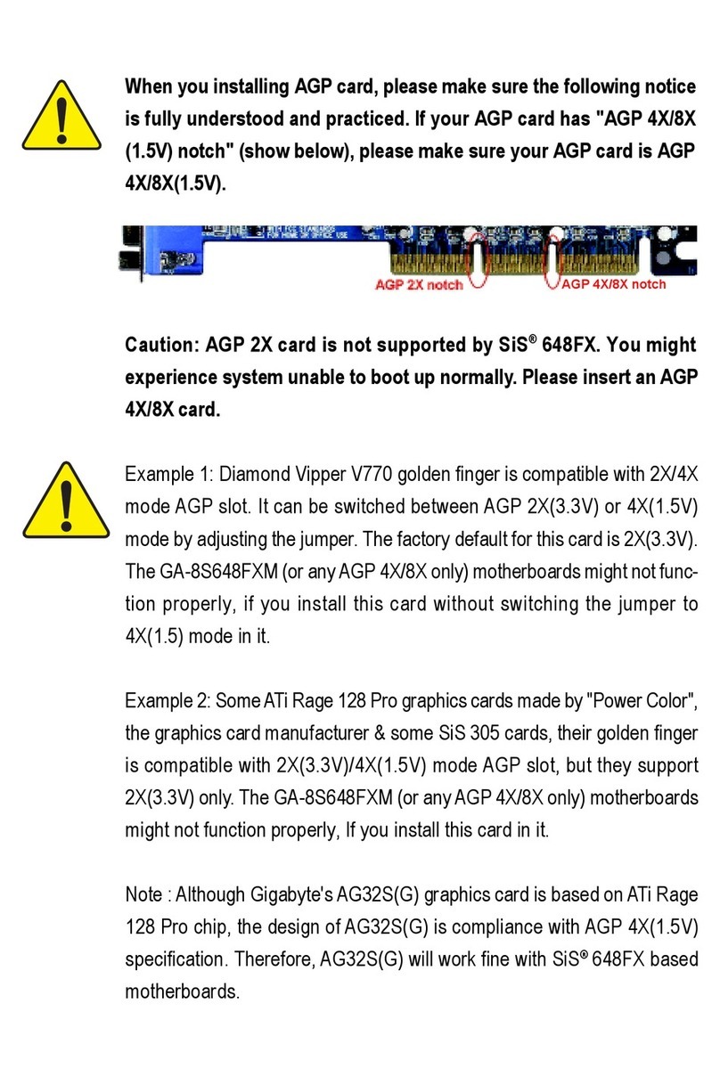 Gigabyte GA-8S648FXM user manual