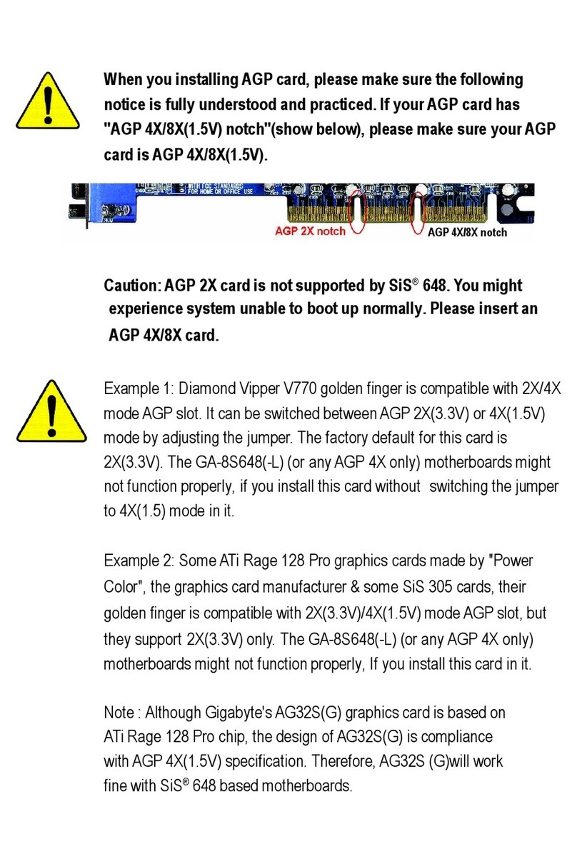 Gigabyte GA-8S648 user manual