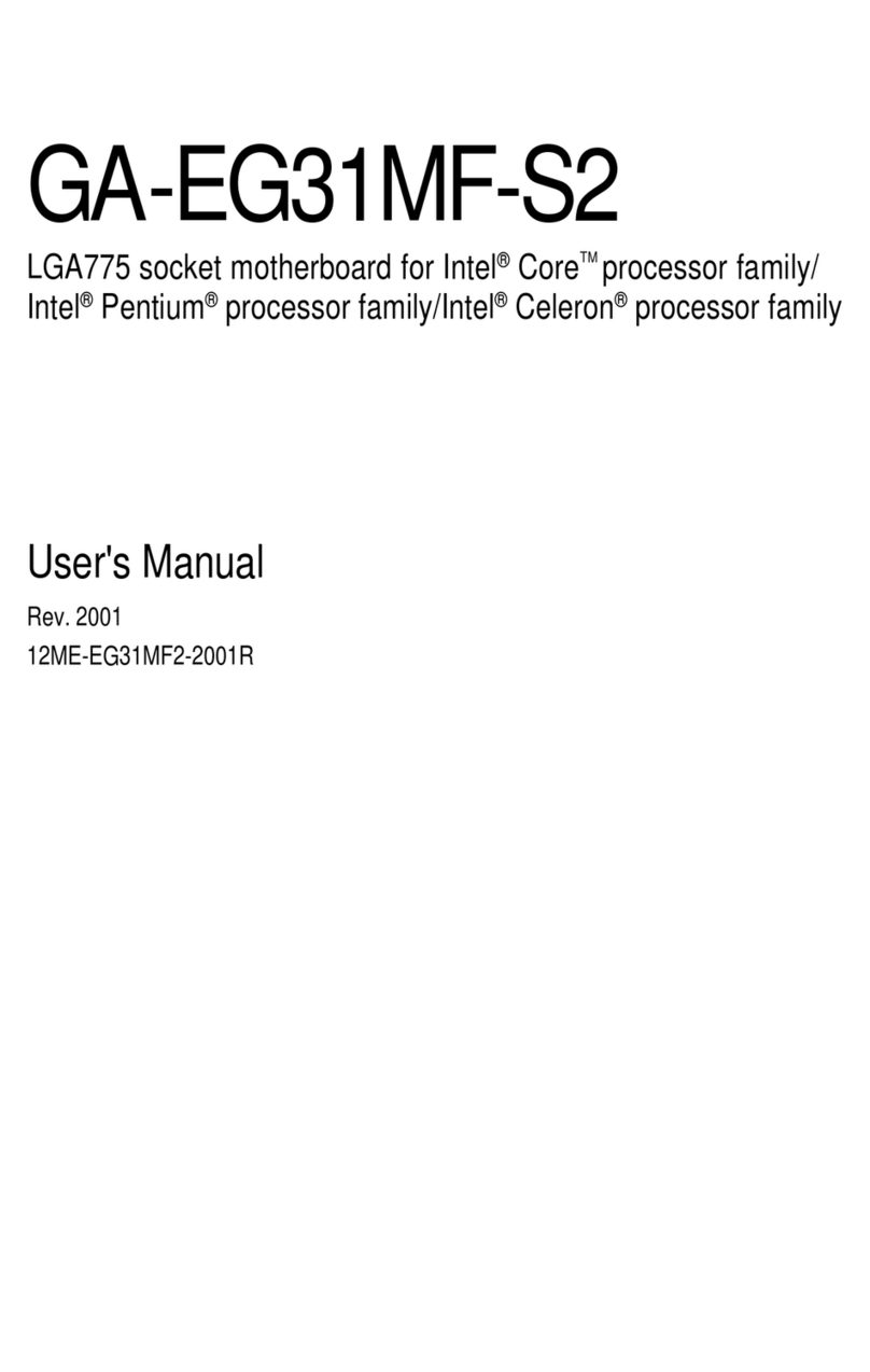Gigabyte GA-EG31MF-S2 user manual