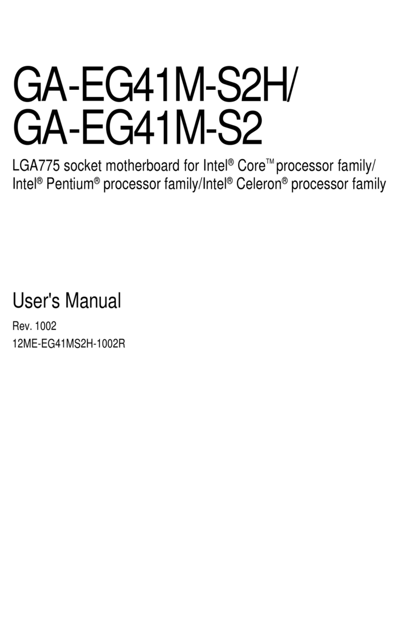 Gigabyte GA-EG41M-S2 User manual