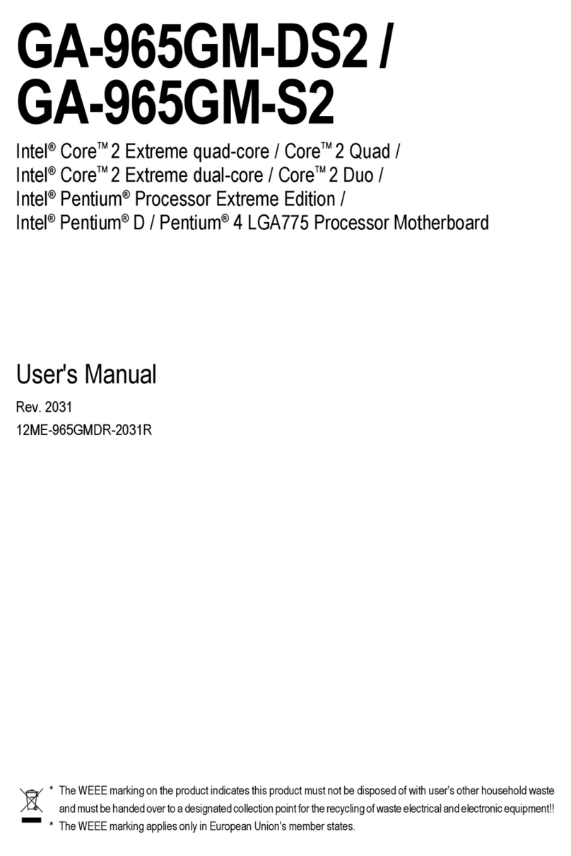 Gigabyte GA-965GM-DS2 User manual