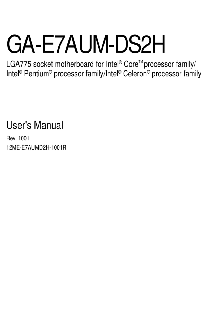 Gigabyte GA-E7AUM-DS2H User manual