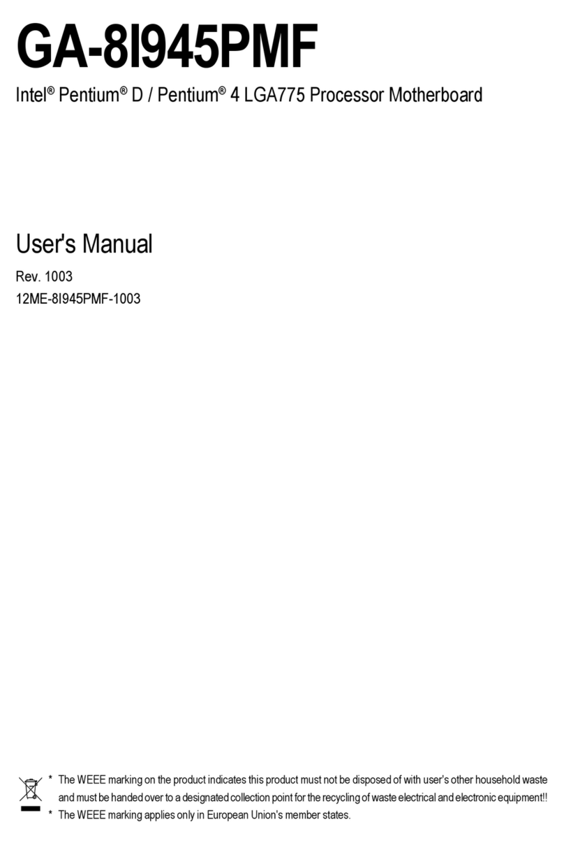 Gigabyte GA-8I945PMF user manual