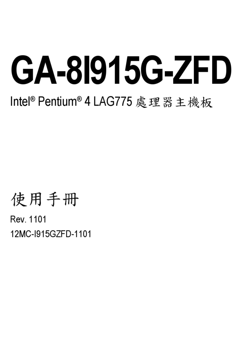Gigabyte GA-8I915G-ZFD User manual