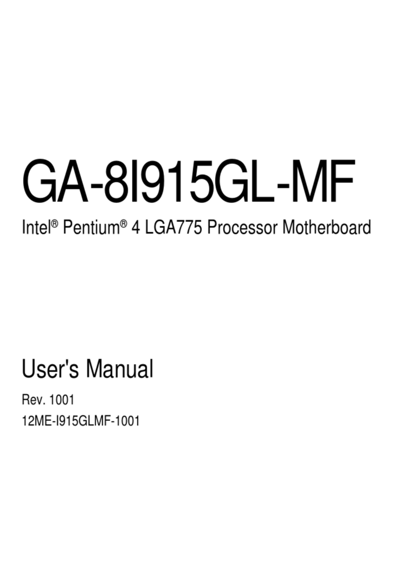 Gigabyte GA-8I915GL-MF User manual