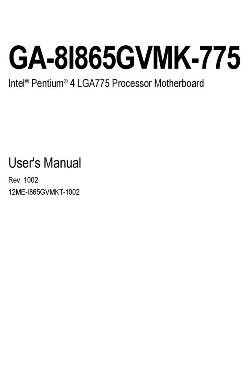 Gigabyte GA-8I865GVMK-775 user manual