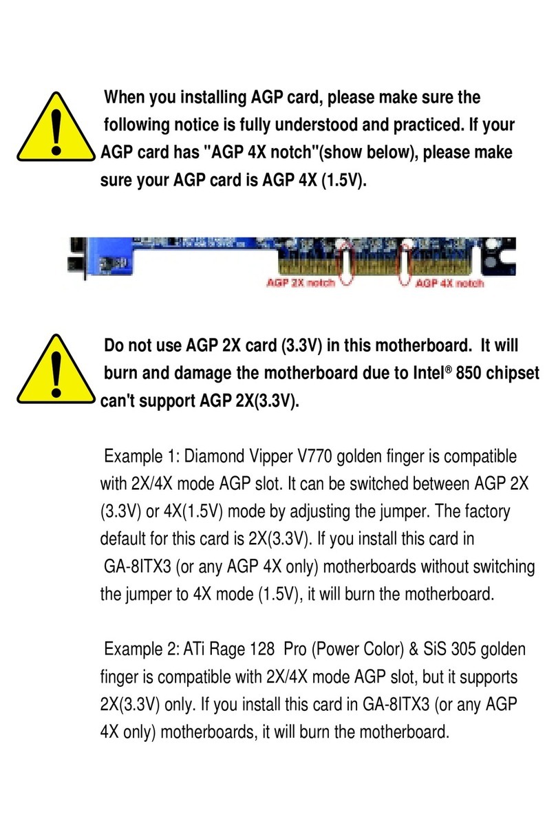 Gigabyte GA-8ITX3 User manual
