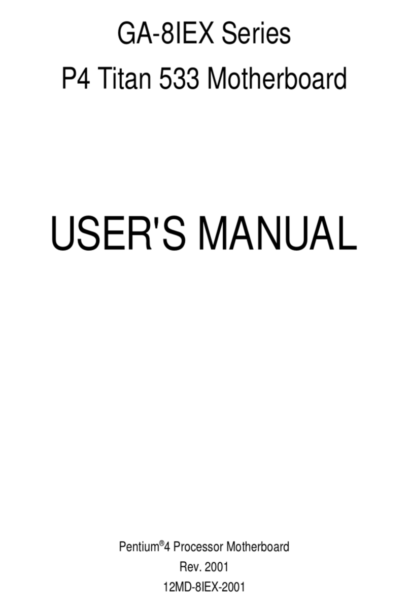 Gigabyte GA-8IEX Series User manual