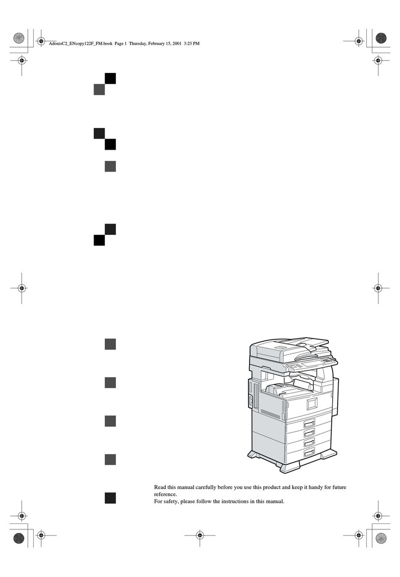 Savin 2235 Operator's manual