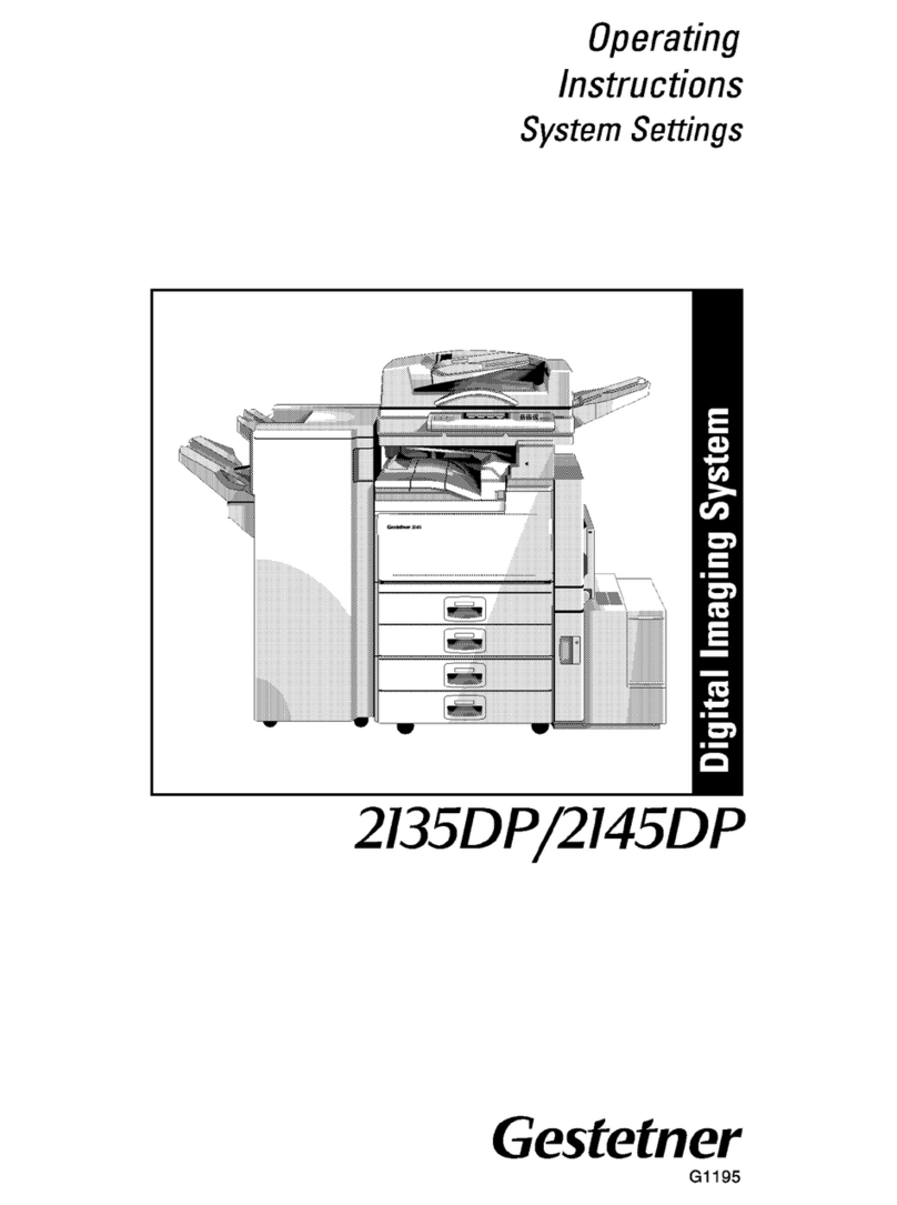Gestetner 2135DP User instructions