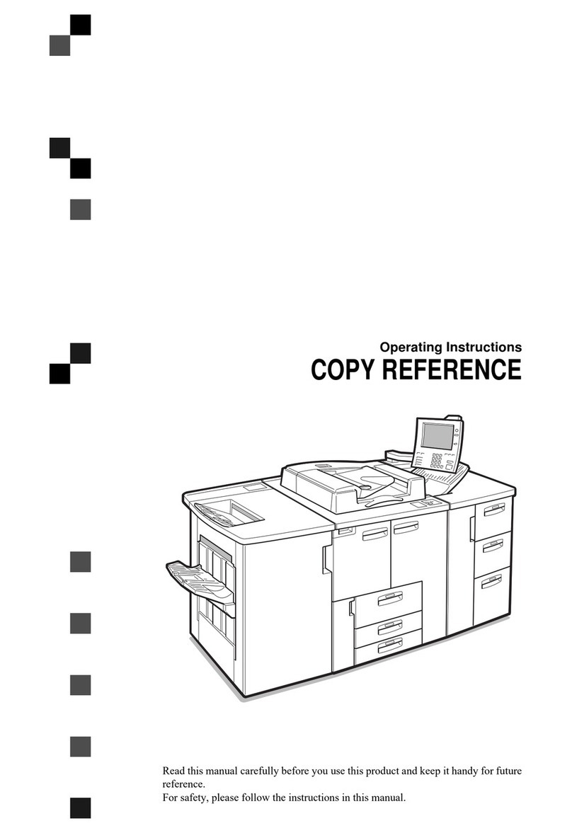 Gestetner 10502 User manual