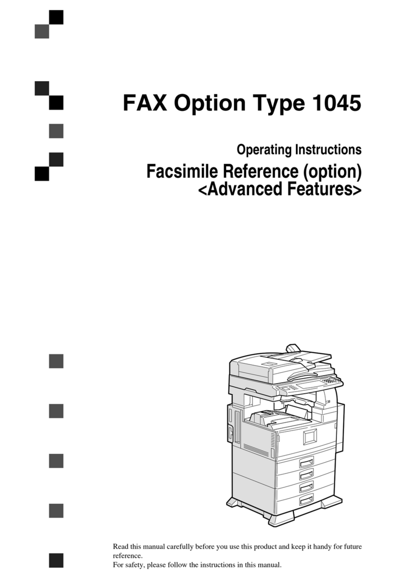 Gestetner 1045 User manual