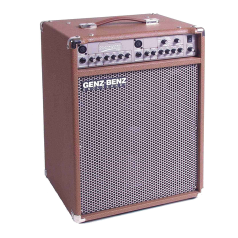 Genz Benz Shenadoah Acoustic 85 User manual