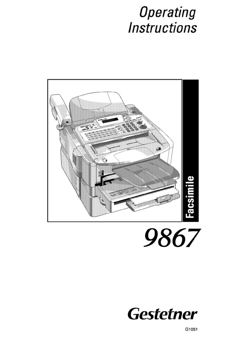 Gestetner 9867 User manual