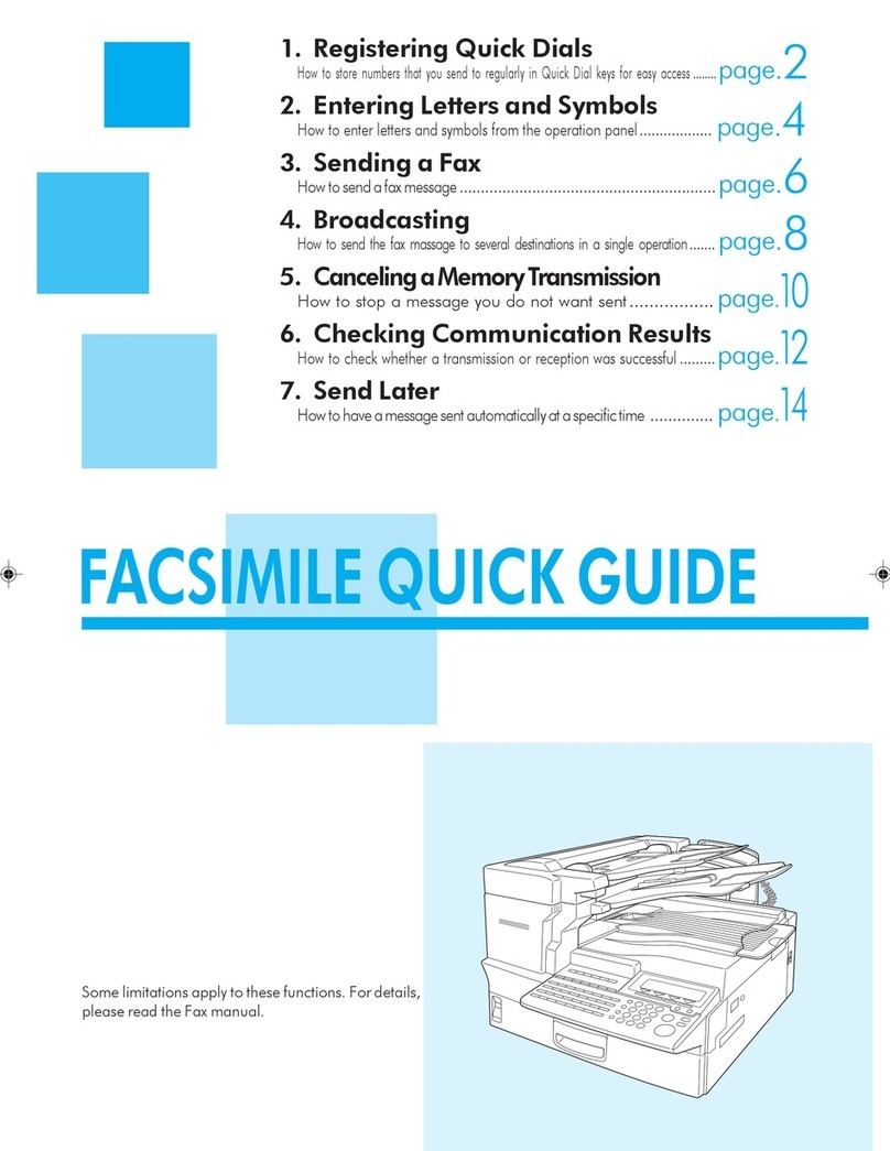 Gestetner 9980 User manual