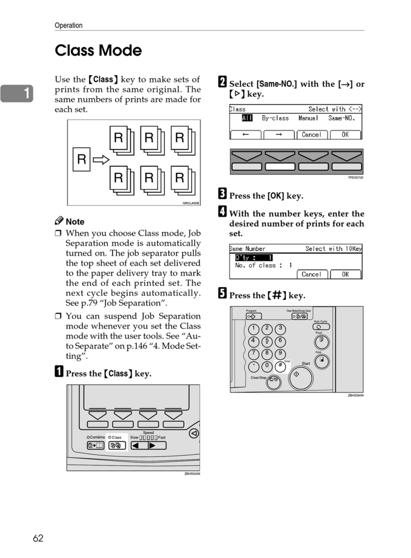 Gestetner 5499 User manual