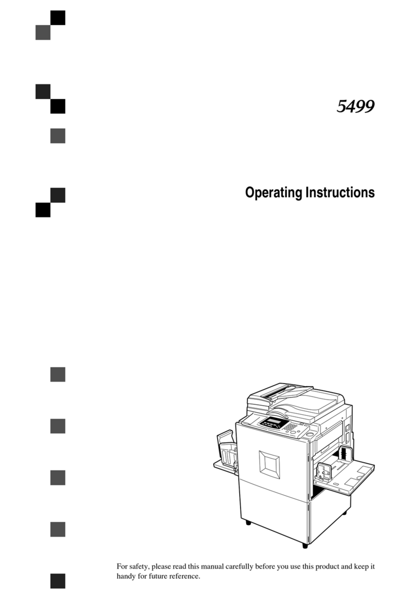 Gestetner 5499 User manual