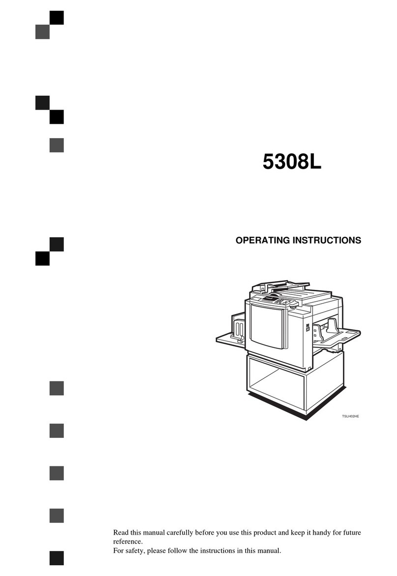 Savin 5308L operating instructions