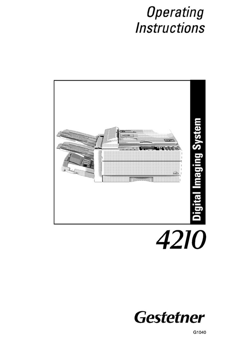 Gestetner 4210 User manual