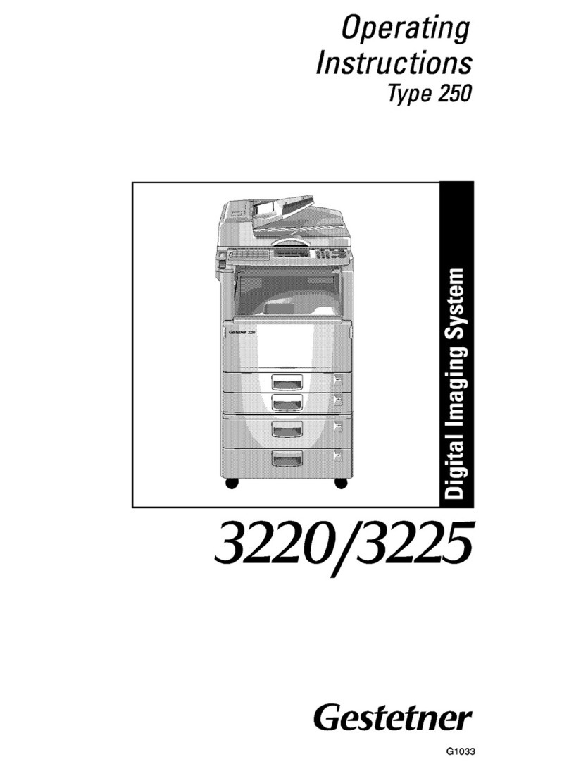 Gestetner 3220 User manual