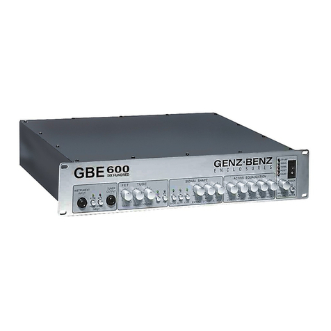 Genz Benz GBE 600 User manual