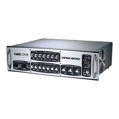 Genz Benz GBE 1200 User manual
