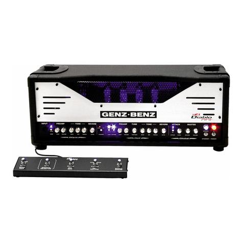 Genz Benz EL DIABLO 100 COMBO User manual