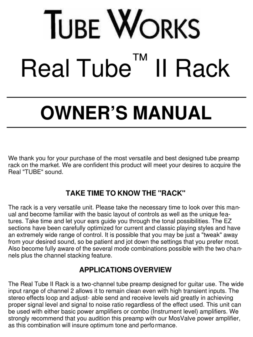 Tube Works 9002 owner's manual