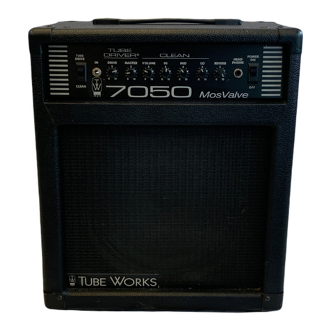 Tube Works 7050 owner's manual
