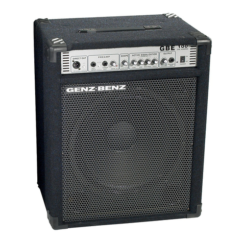Genz Benz GBE 100-115T User manual