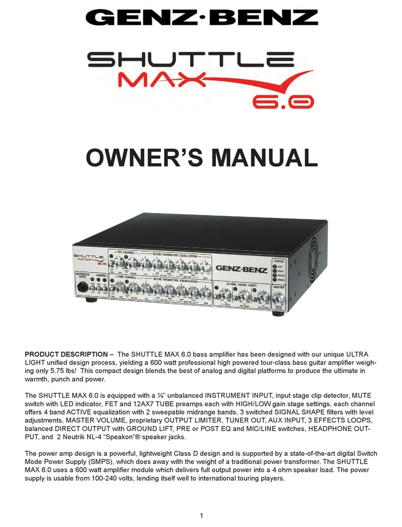 Genz Benz STL-MAX-6-0 owner's manual