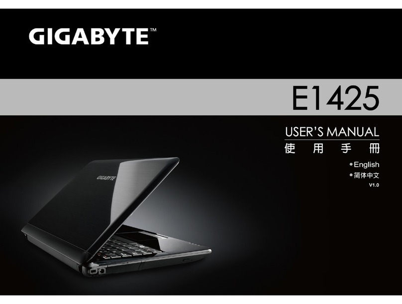 Gigabyte E1425M User manual