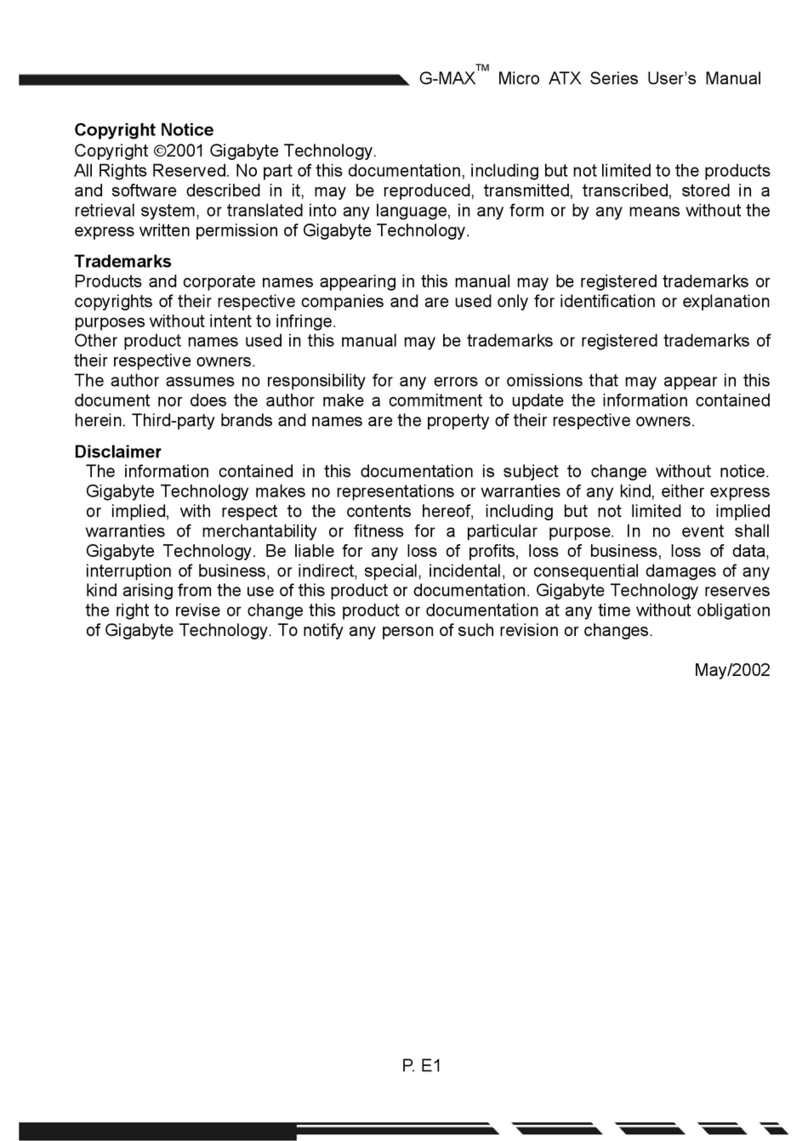 Gigabyte G-MAX FB user manual