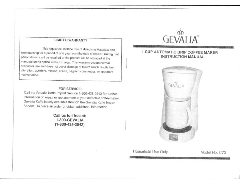 Gevalia C-73 User manual Gevalia C-73 User manual