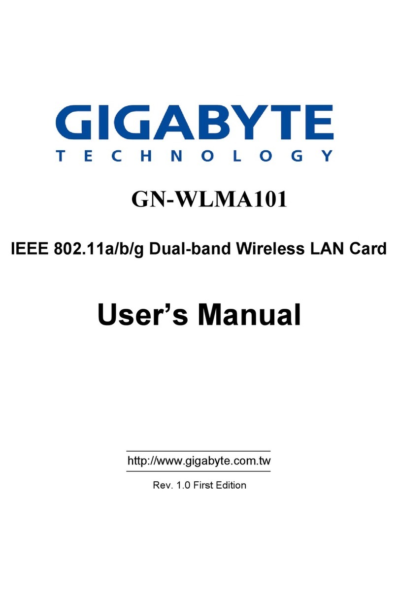Gigabyte GN-WLMA101 User manual