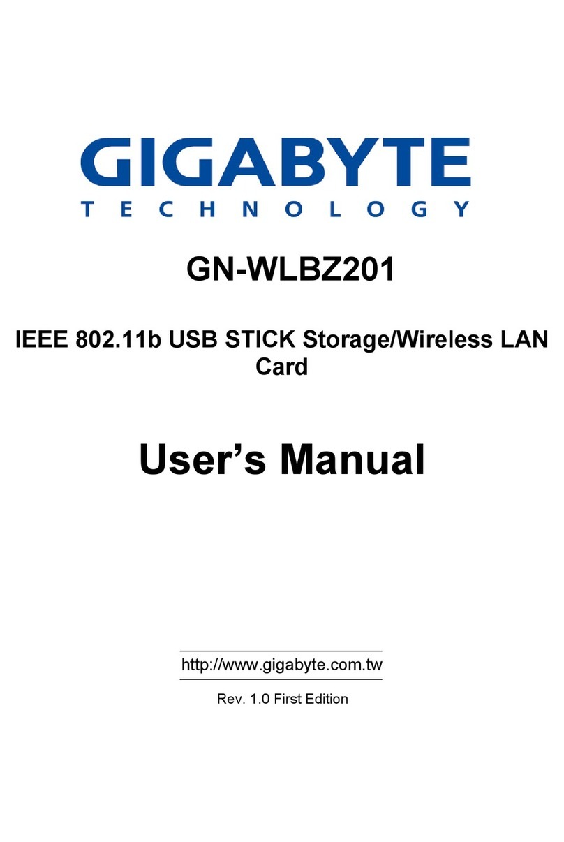 Gigabyte GN-WLBZ201 User manual