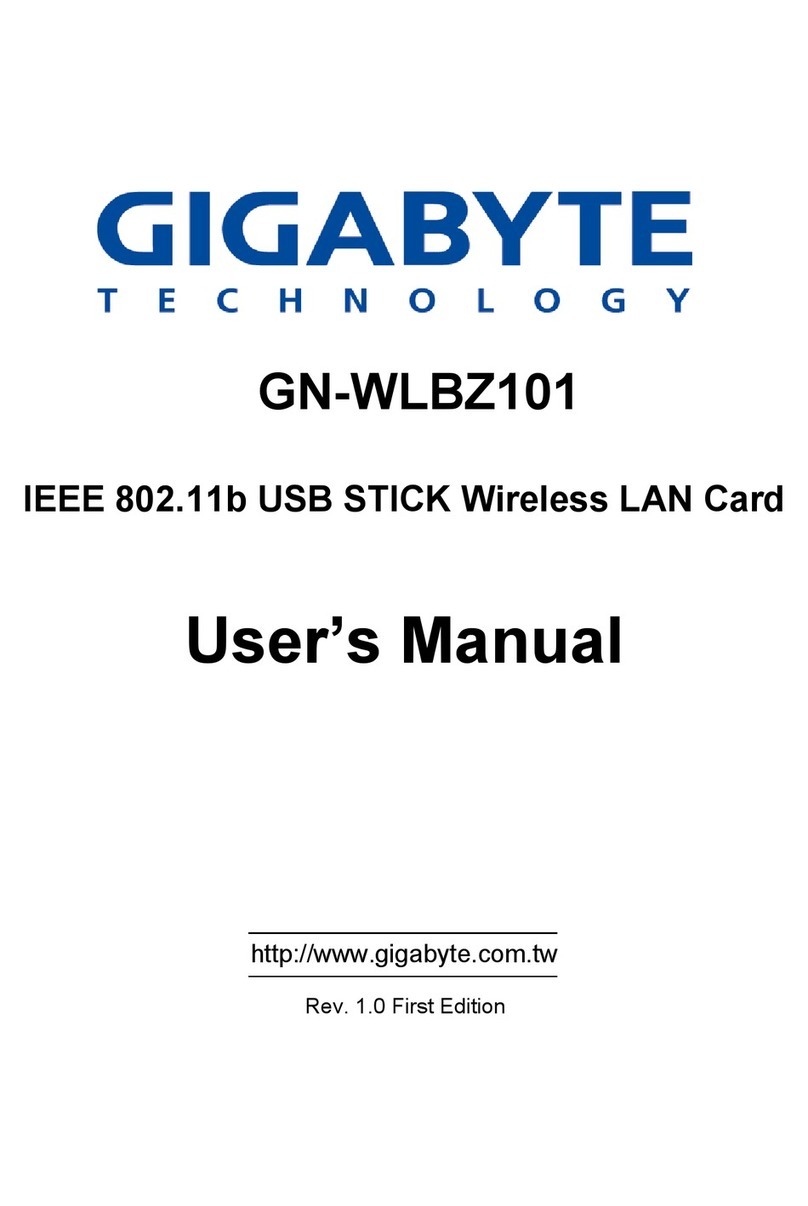 Gigabyte GN-WLBZ101 User manual