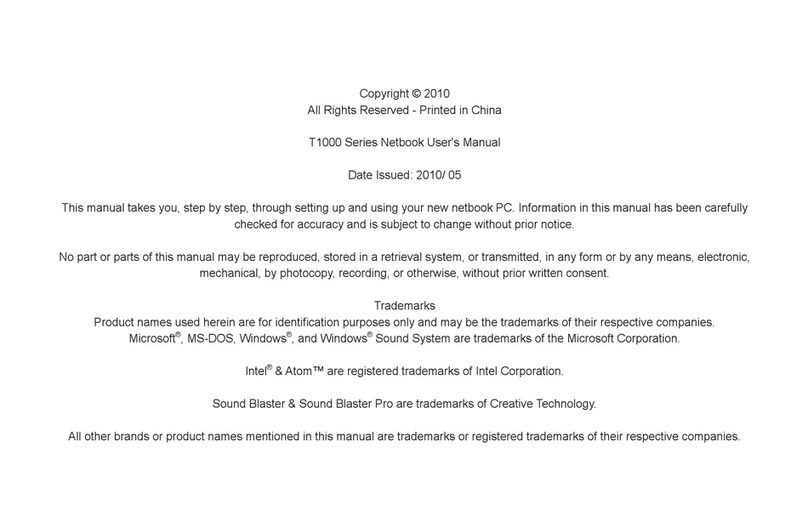 Gigabyte T1000P User manual
